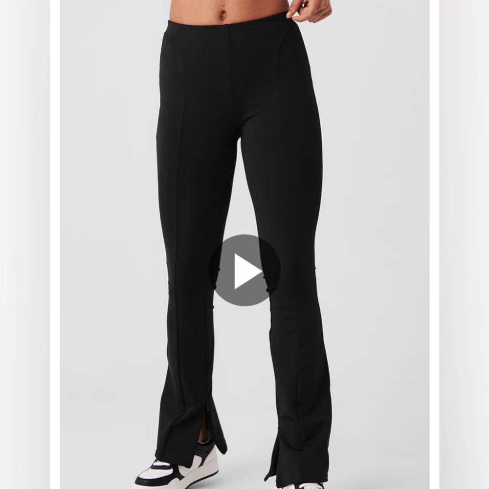 ALO Yoga Black Flared Leggings